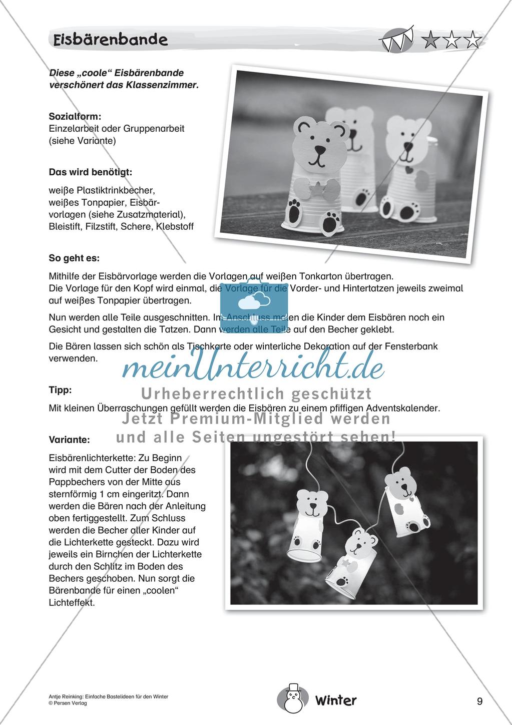 Einfache Bastelideen für den Winter Preview 11