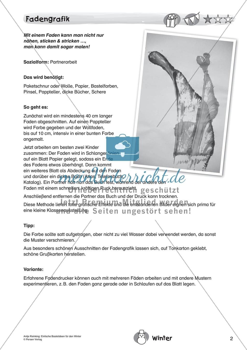 Einfache Bastelideen für den Winter Preview 4