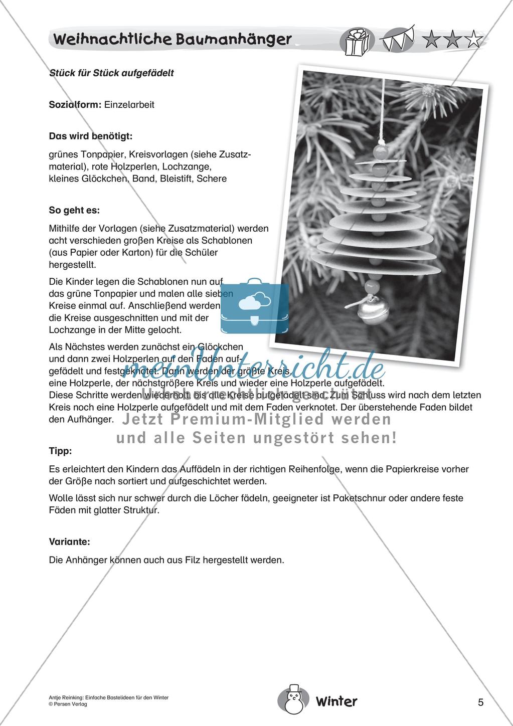 Einfache Bastelideen für den Winter Preview 7