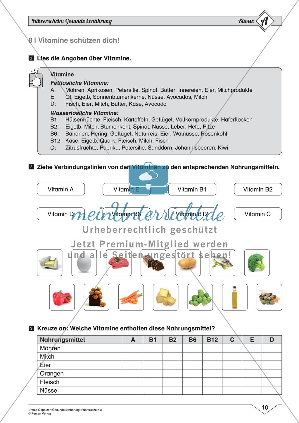 Gesunde Ernährung: Einfaches Niveau Preview 12