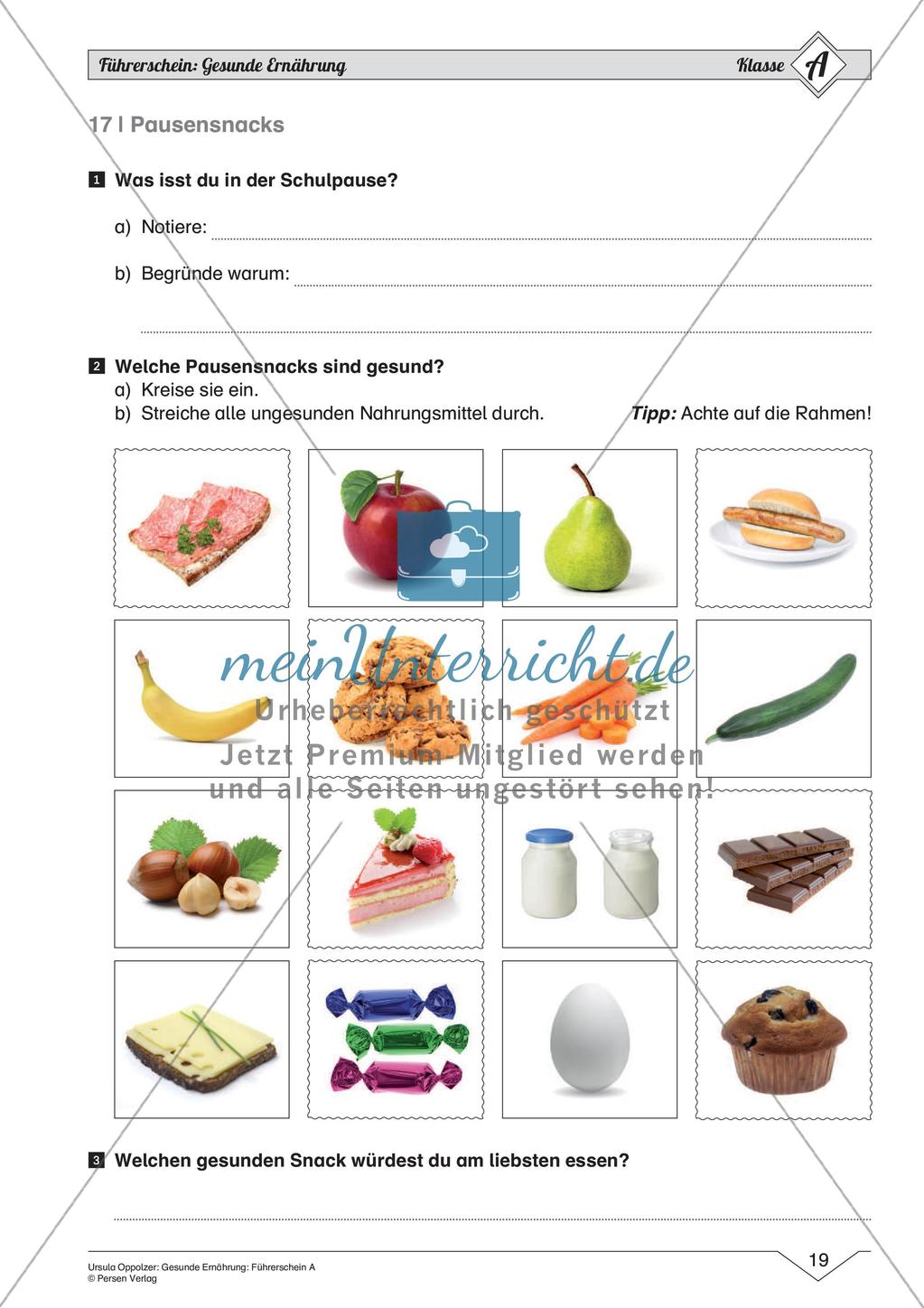 Gesunde Ernährung: Einfaches Niveau Preview 21