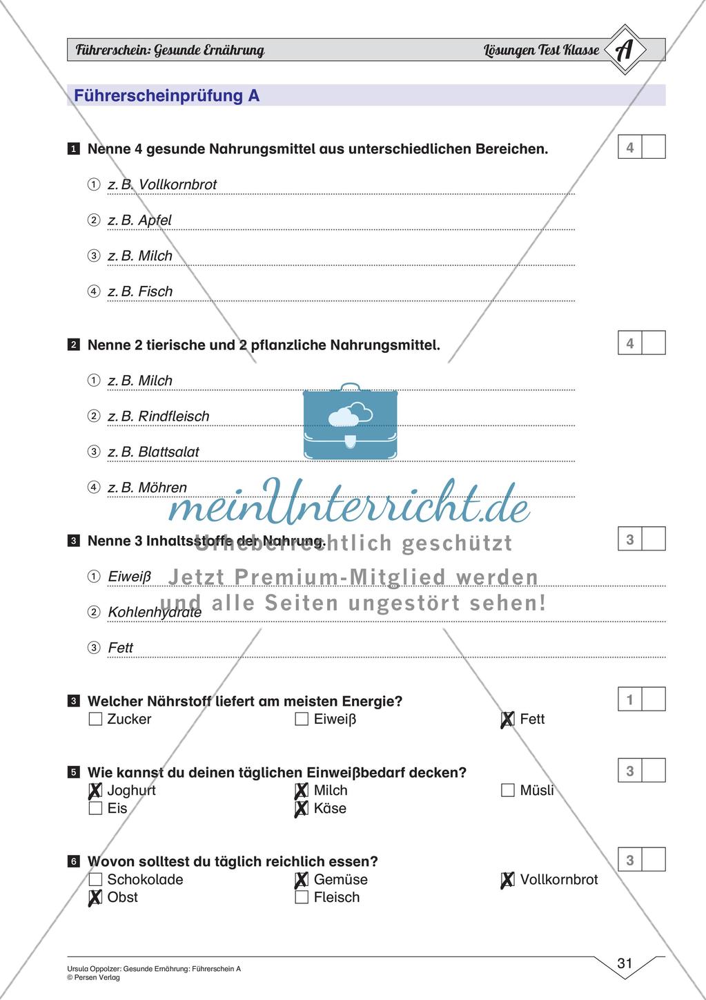 Gesunde Ernährung: Einfaches Niveau Preview 33