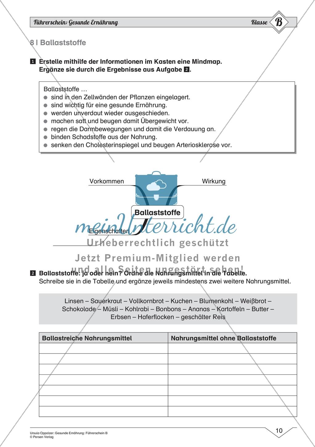 Gesunde Ernährung: Mittleres Niveau Preview 12