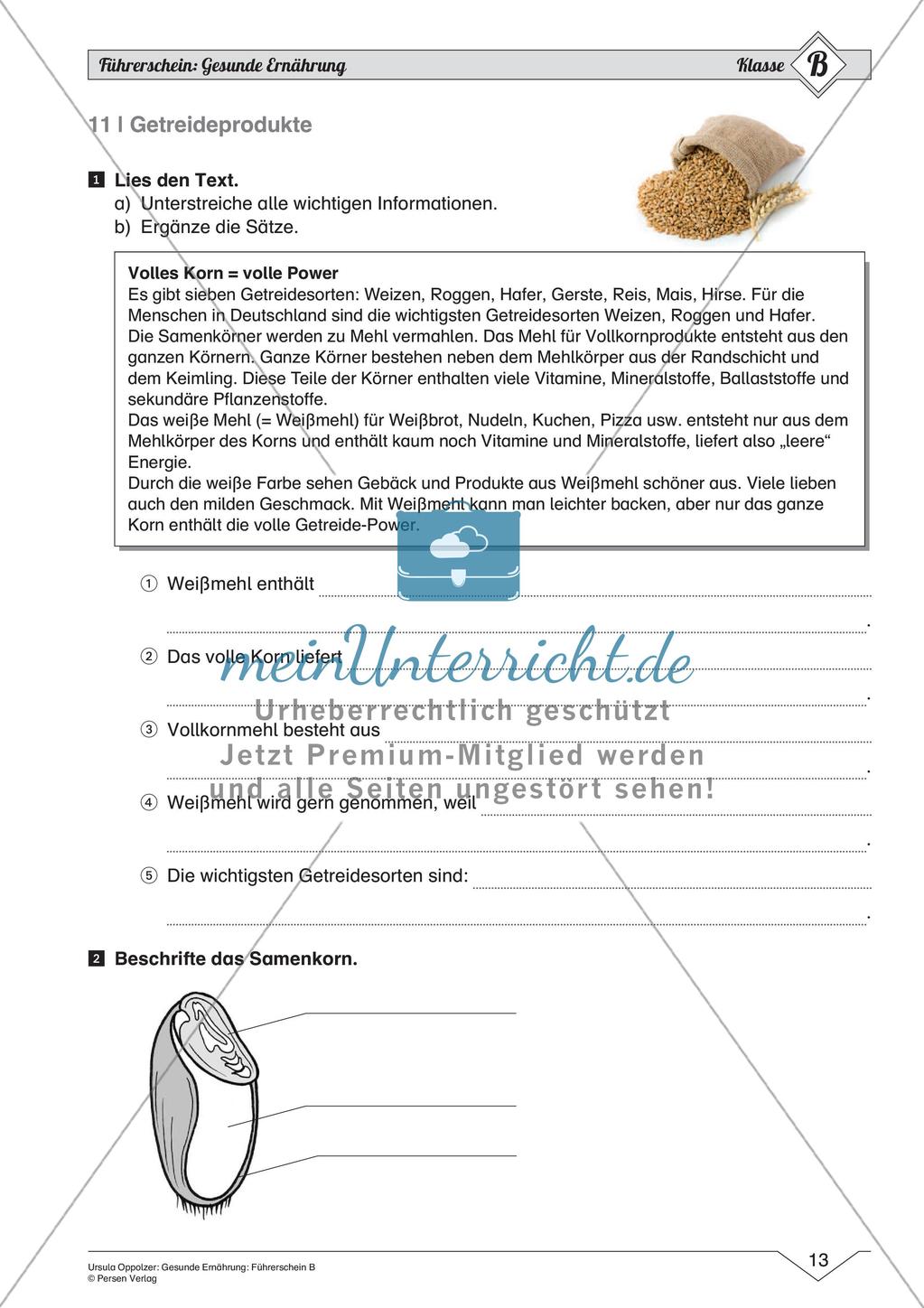 Gesunde Ernährung: Mittleres Niveau Preview 15
