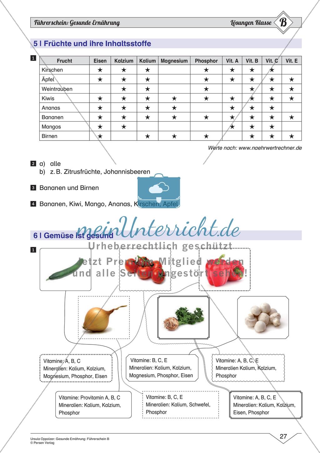 Gesunde Ernährung: Mittleres Niveau Preview 29