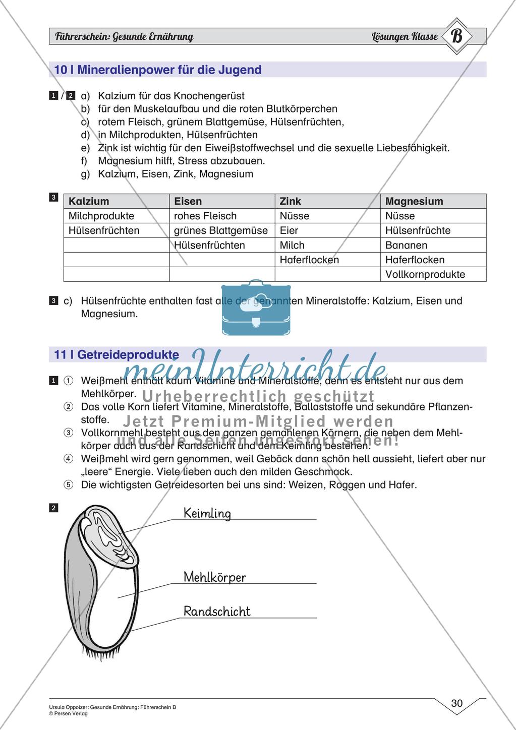 Gesunde Ernährung: Mittleres Niveau Preview 32