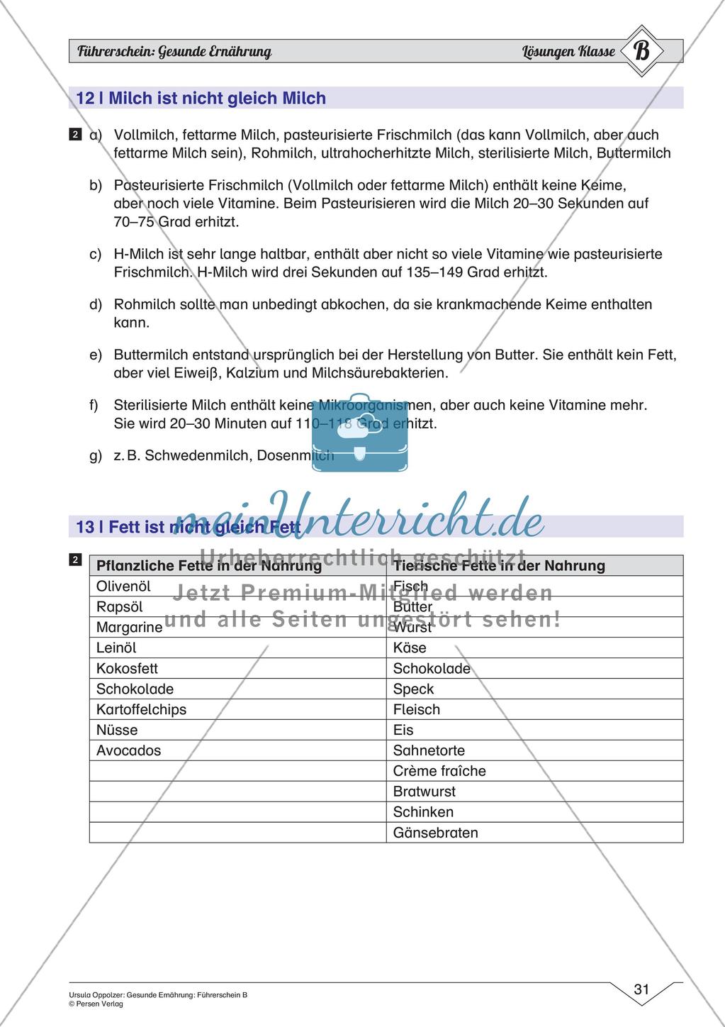 Gesunde Ernährung: Mittleres Niveau Preview 33