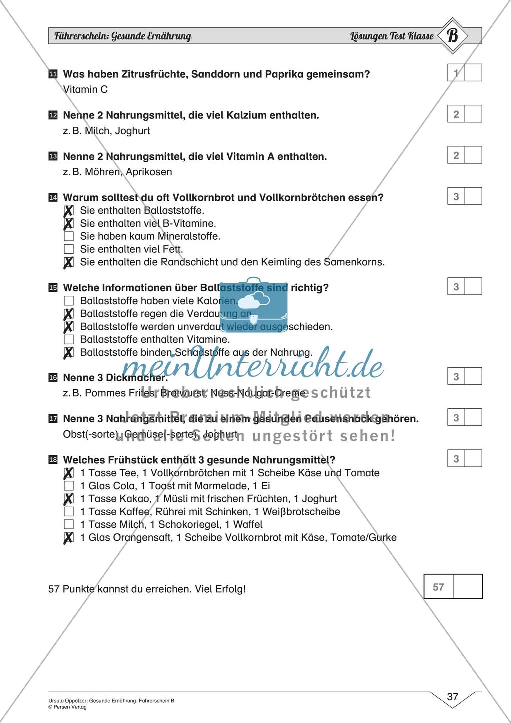 Gesunde Ernährung: Mittleres Niveau Preview 39