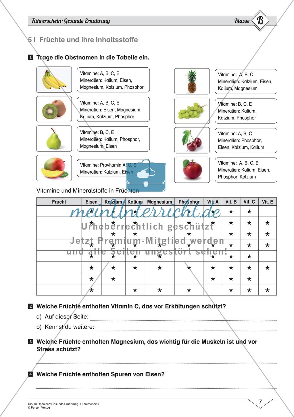 Gesunde Ernährung: Mittleres Niveau Preview 9