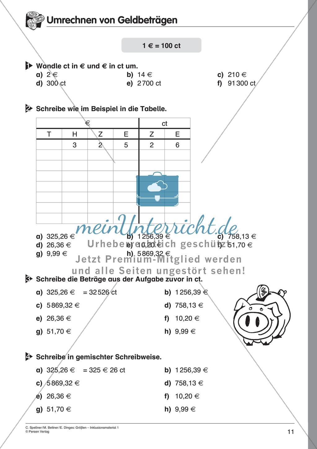 Inklusionsmaterial: Geld Preview 13