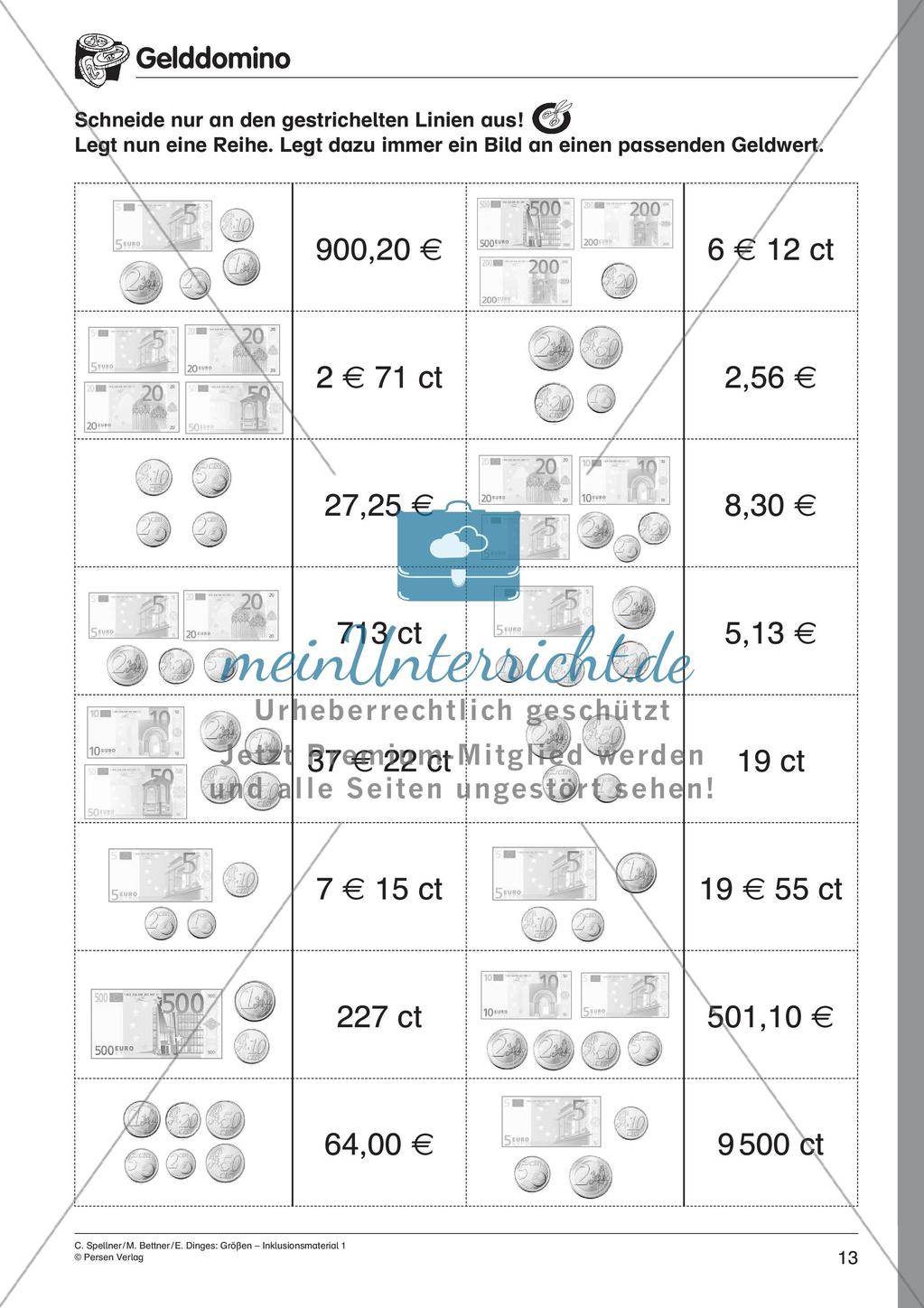 Inklusionsmaterial: Geld Preview 15