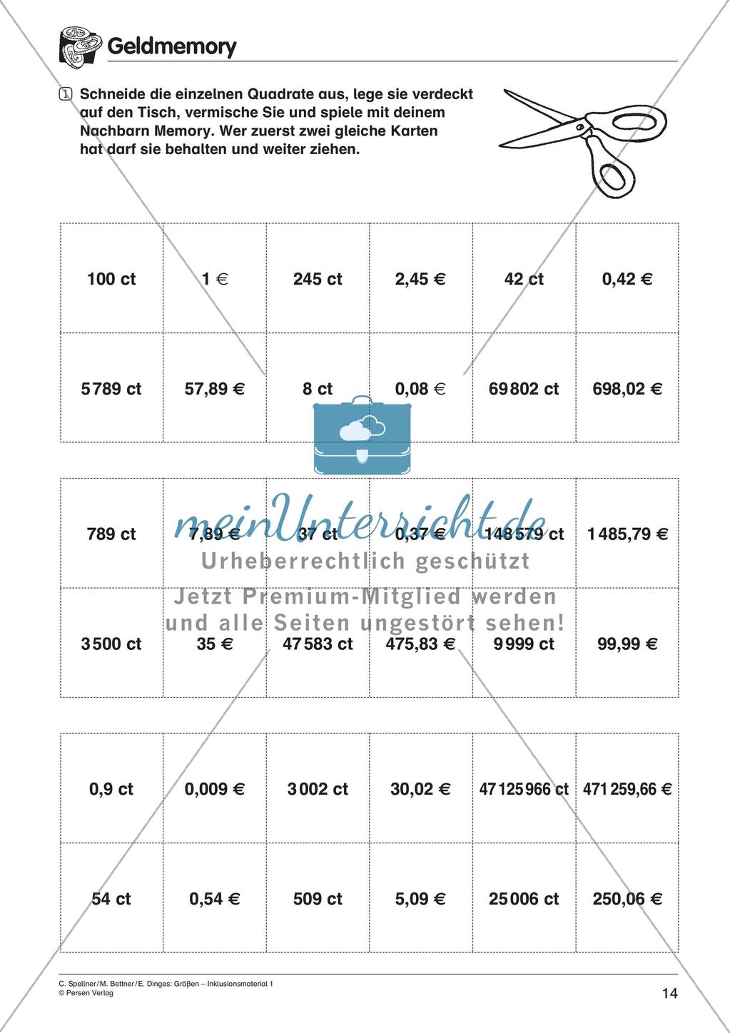 Inklusionsmaterial: Geld Preview 16