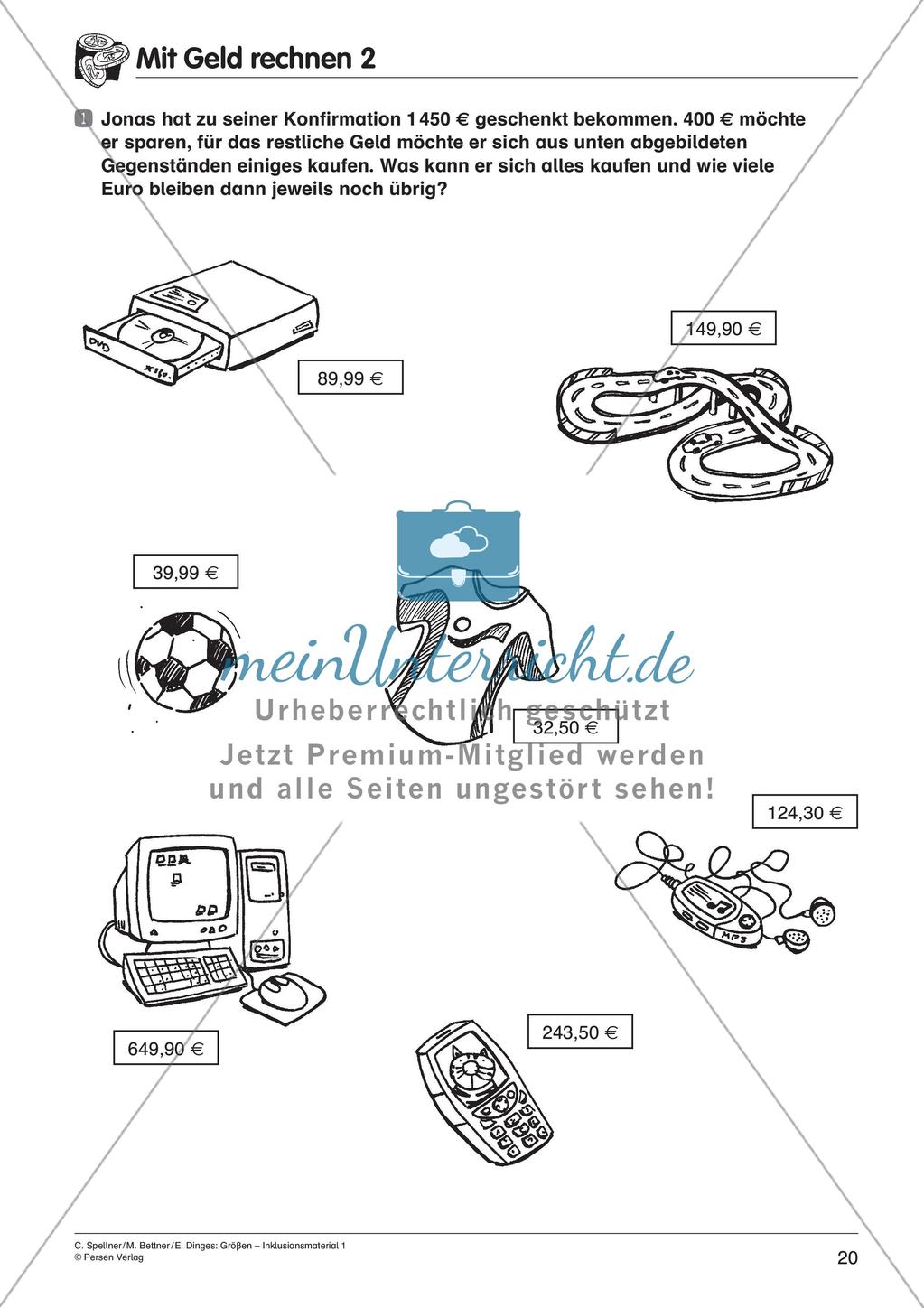 Inklusionsmaterial: Geld Preview 22
