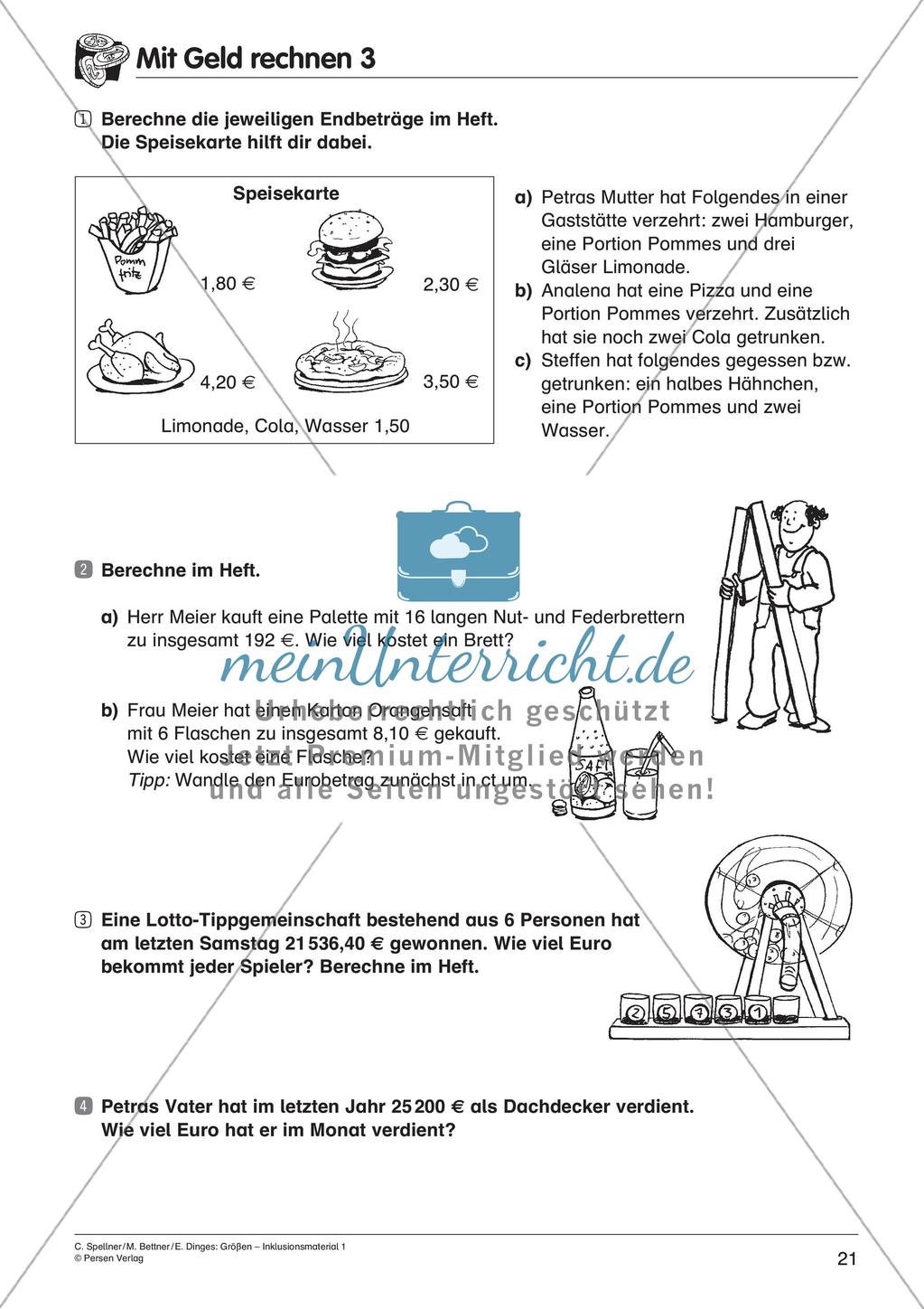 Inklusionsmaterial: Geld Preview 23