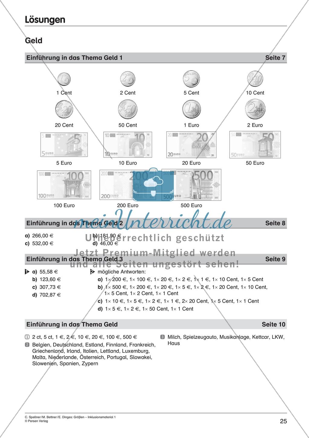 Inklusionsmaterial: Geld Preview 27