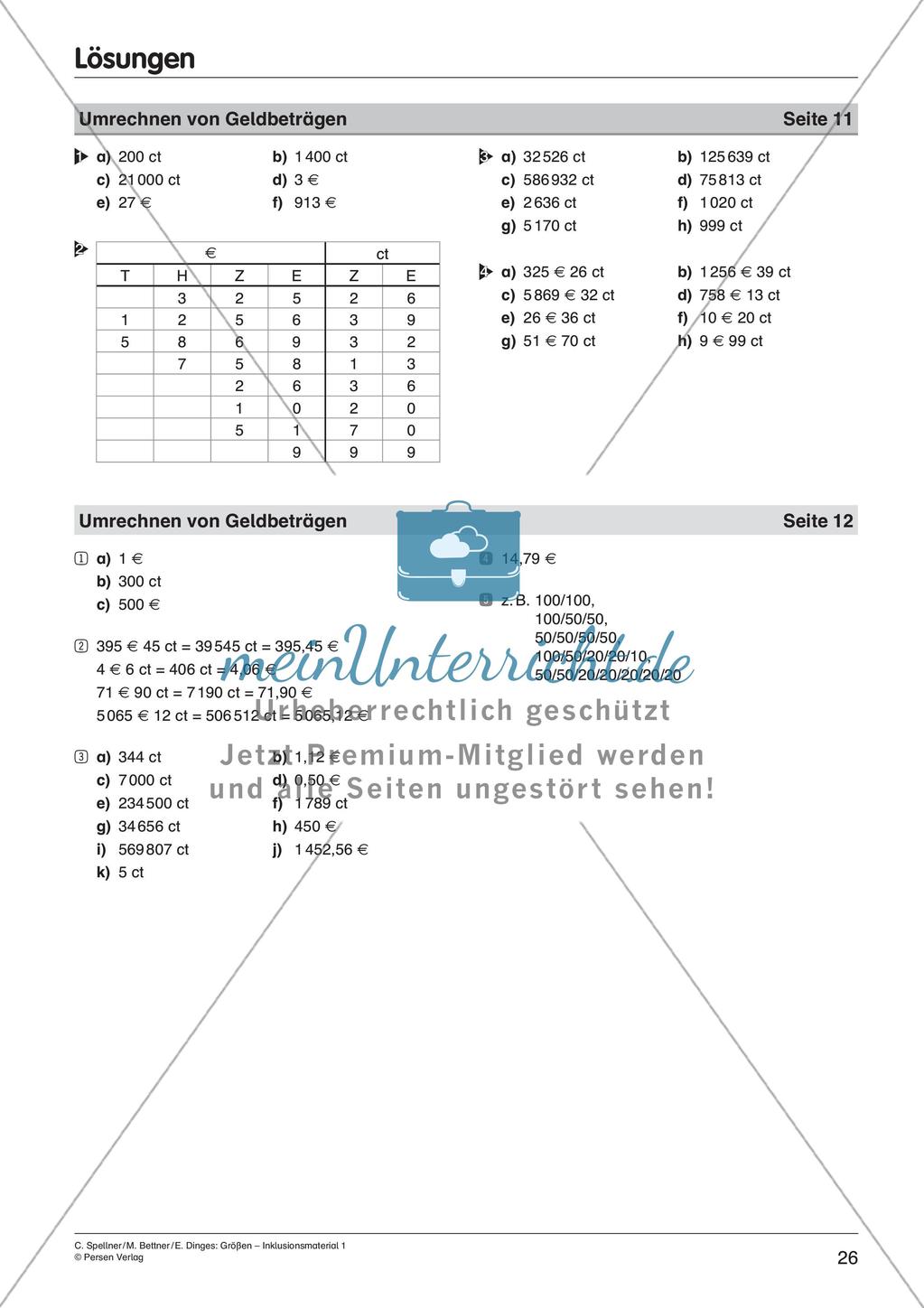 Inklusionsmaterial: Geld Preview 28