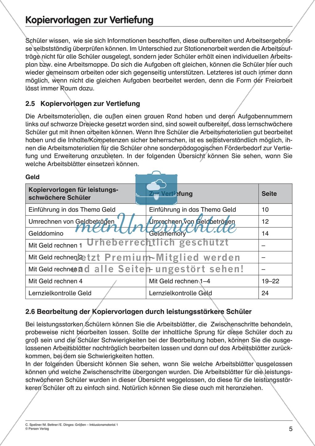 Inklusionsmaterial: Geld Preview 7