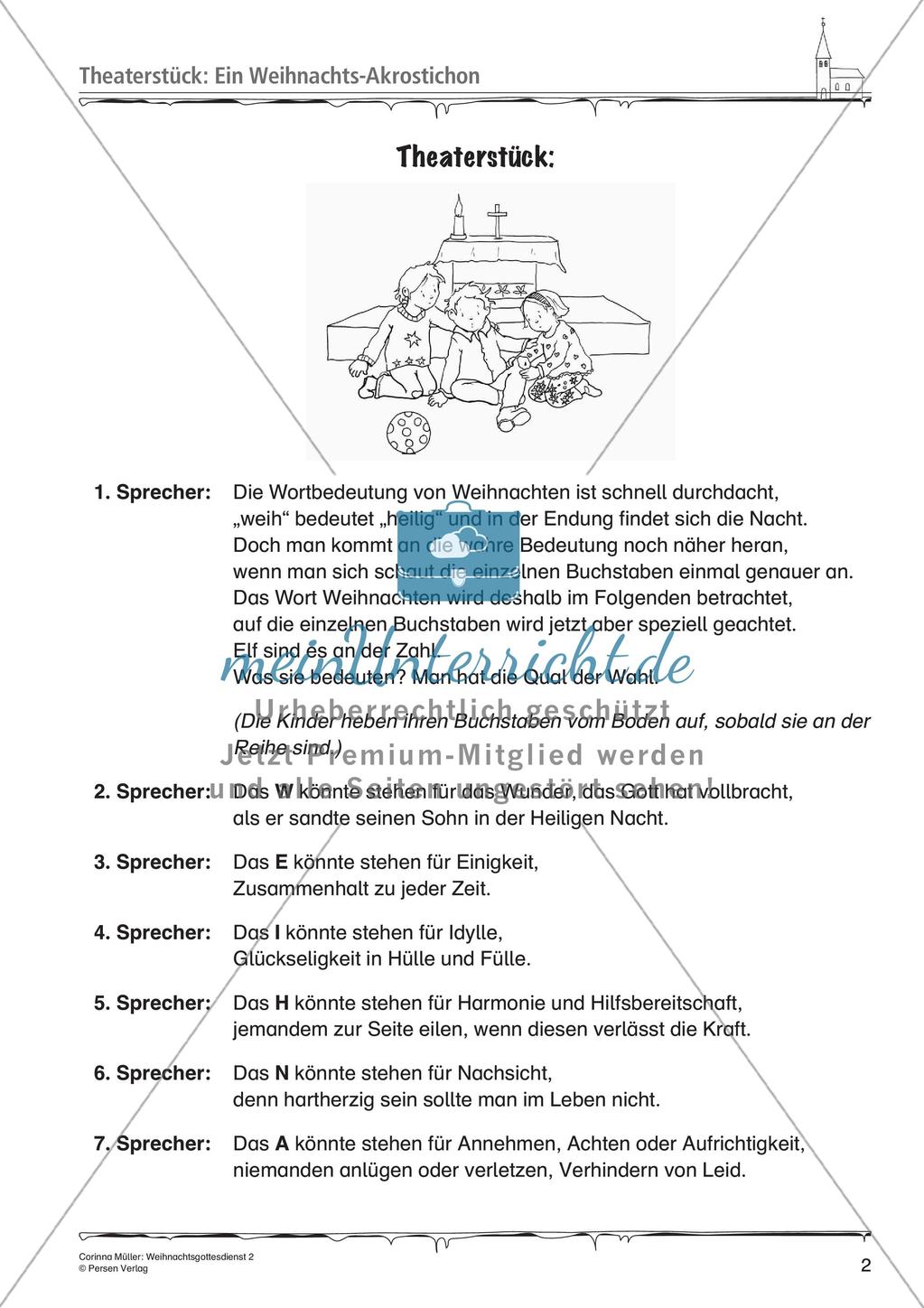 Gestaltung eines Weihnachtsgottesdienstes: Teil 2 Preview 4
