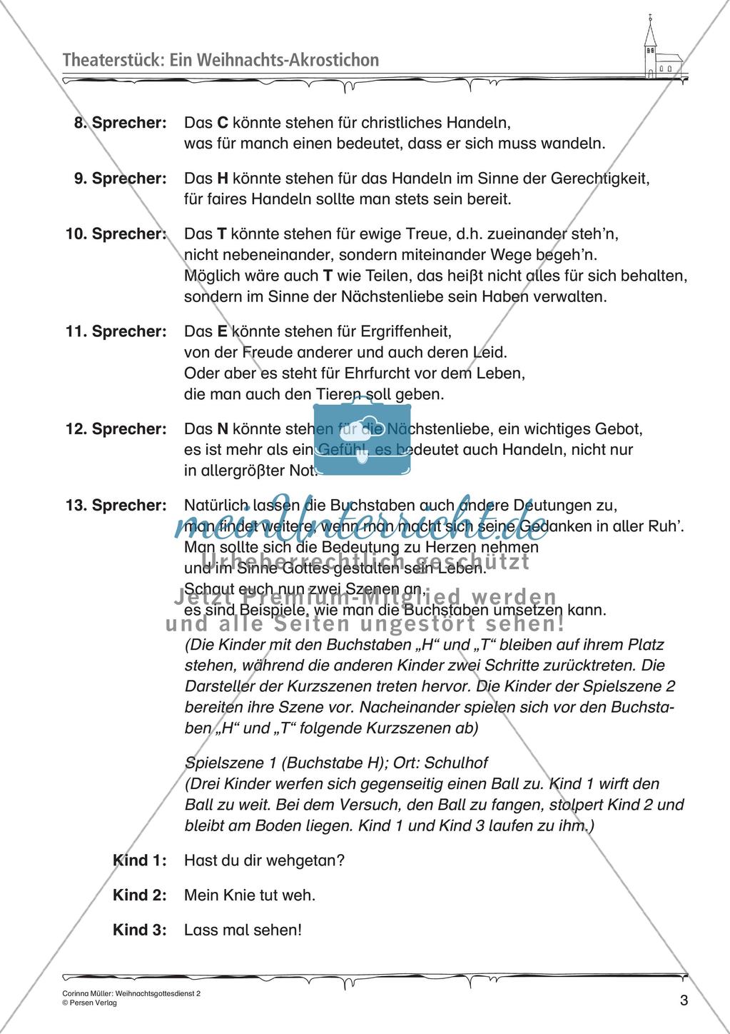 Gestaltung eines Weihnachtsgottesdienstes: Teil 2 Preview 5