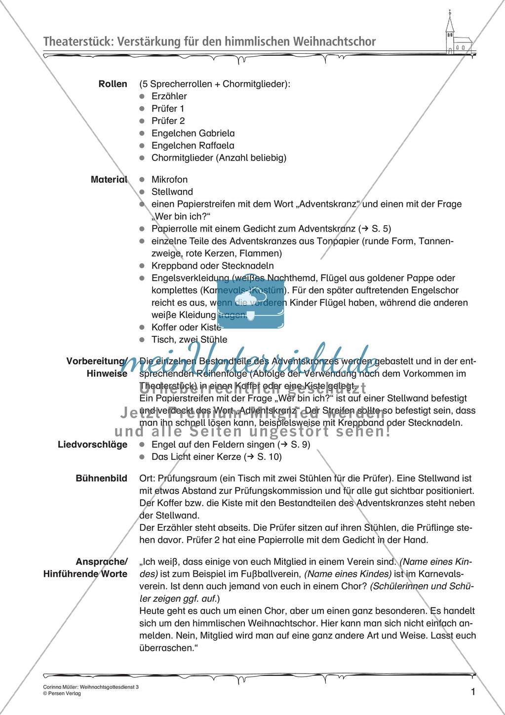 Gestaltung eines Weihnachtsgottesdienstes: Teil 3 Preview 3