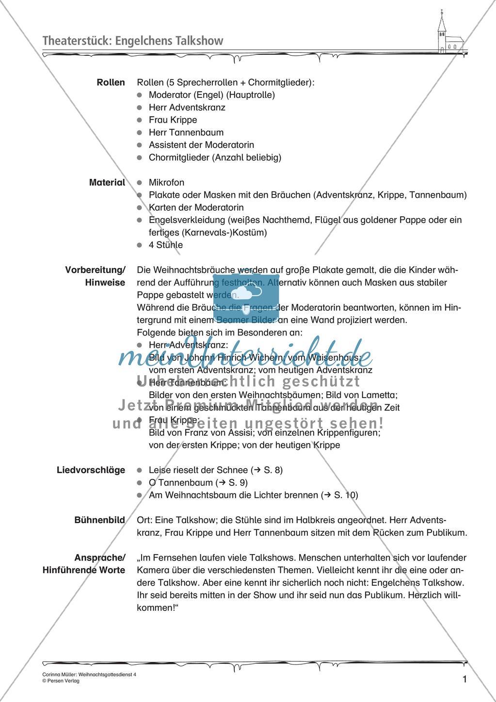 Gestaltung eines Weihnachtsgottesdienstes: Teil 4 Preview 3