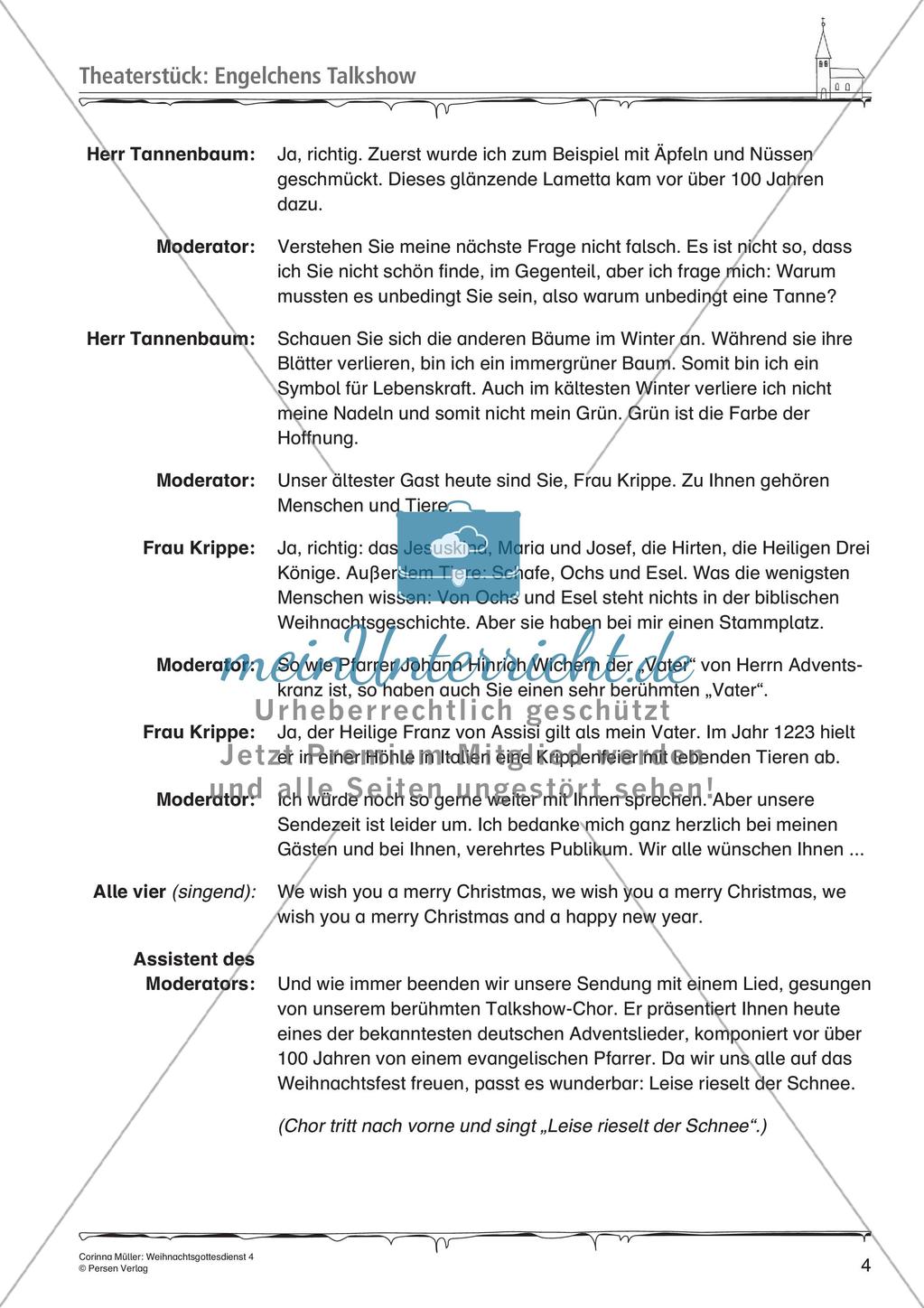 Gestaltung eines Weihnachtsgottesdienstes: Teil 4 Preview 6