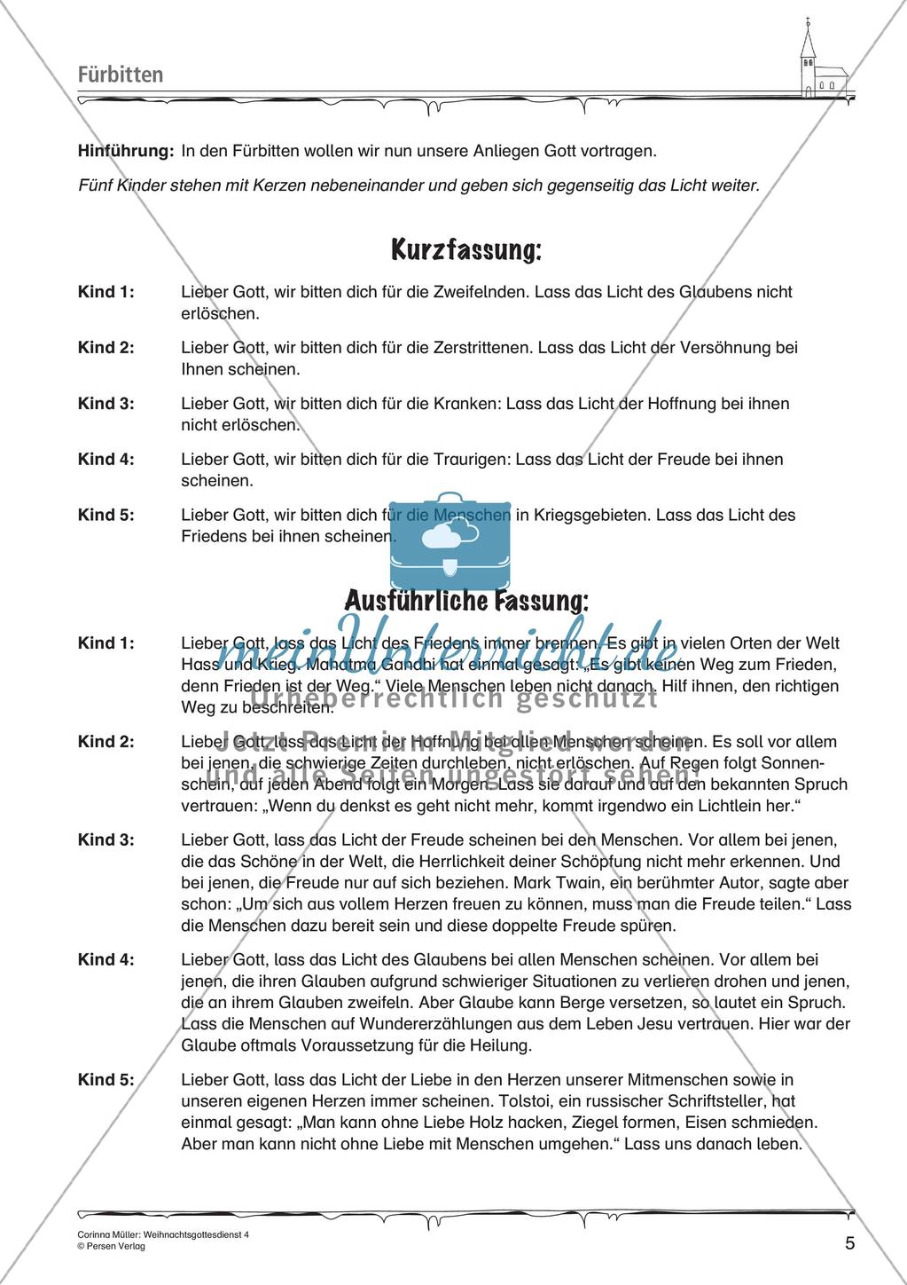 Gestaltung eines Weihnachtsgottesdienstes: Teil 4 Preview 7