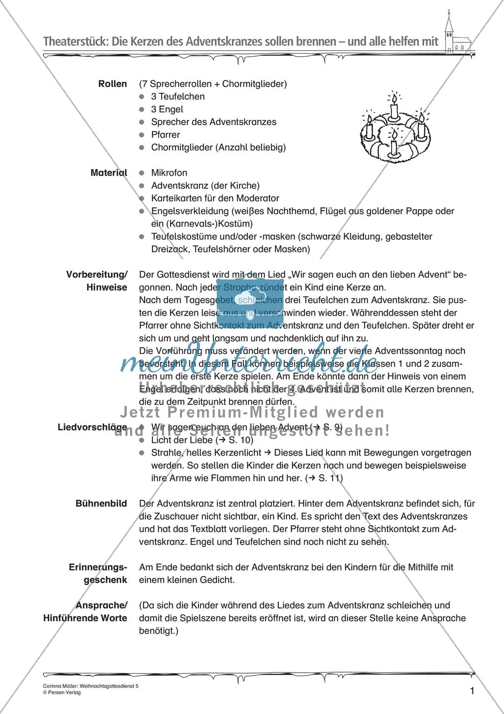 Gestaltung eines Weihnachtsgottesdienstes: Teil 5 Preview 3