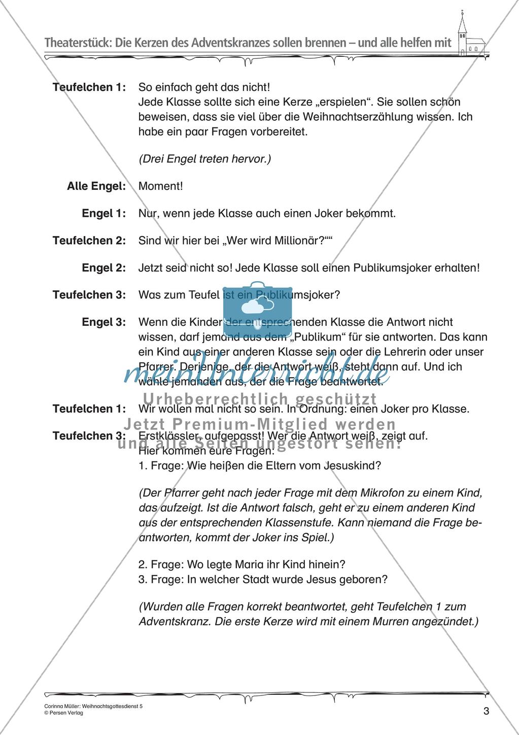 Gestaltung eines Weihnachtsgottesdienstes: Teil 5 Preview 5