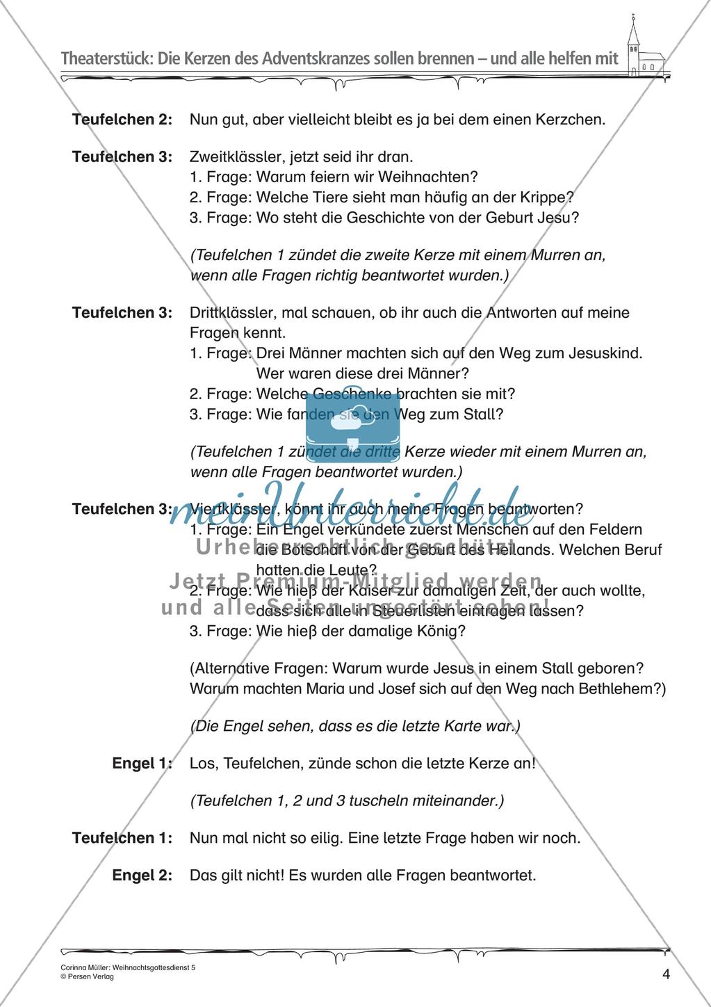 Gestaltung eines Weihnachtsgottesdienstes: Teil 5 Preview 6