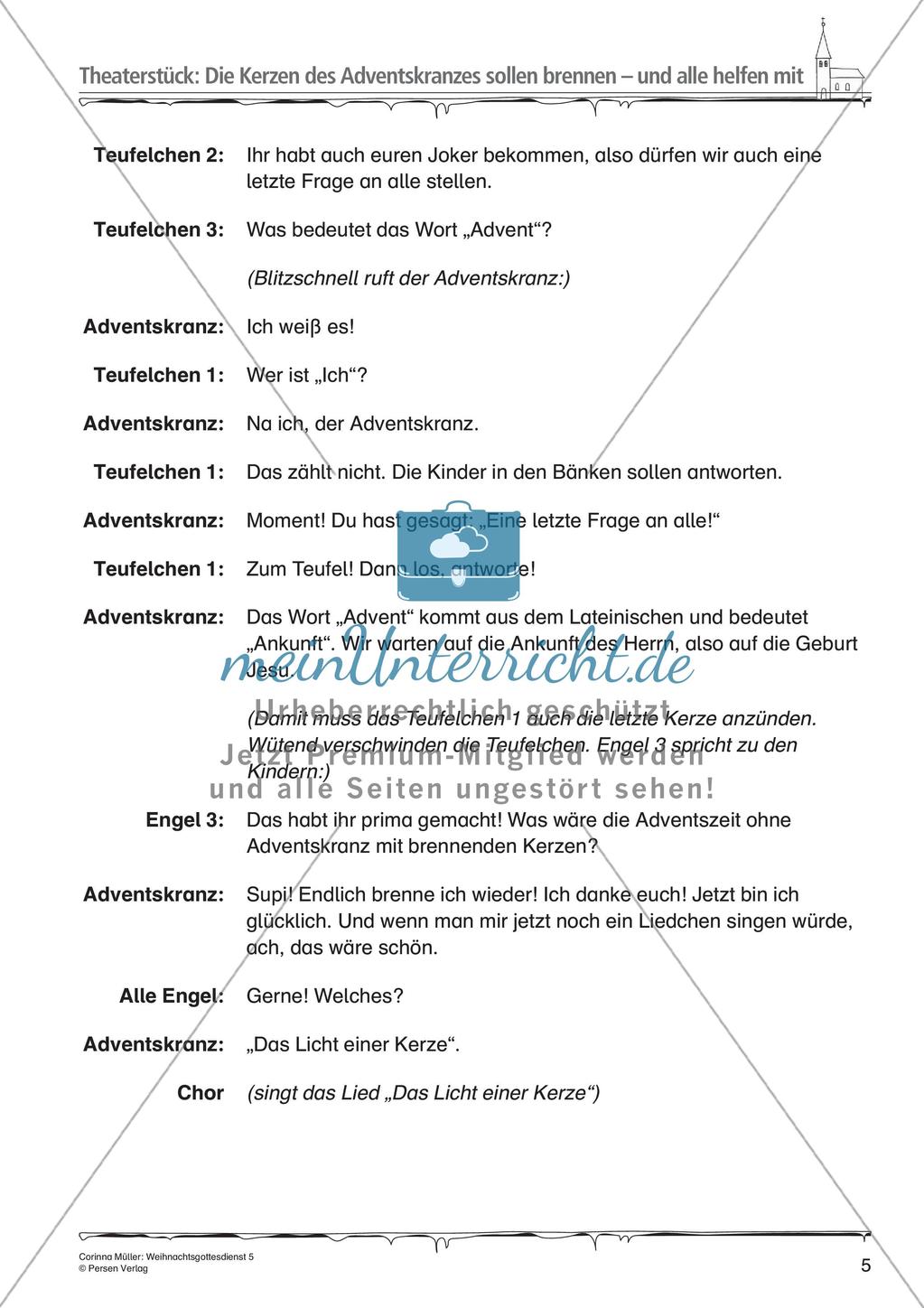 Gestaltung eines Weihnachtsgottesdienstes: Teil 5 Preview 7