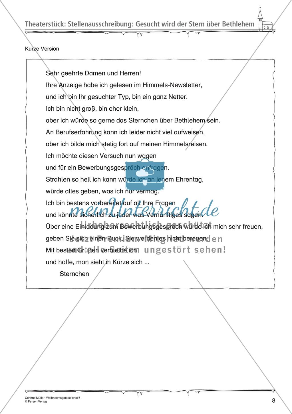 Gestaltung eines Weihnachtsgottesdienstes: Teil 6 Preview 10