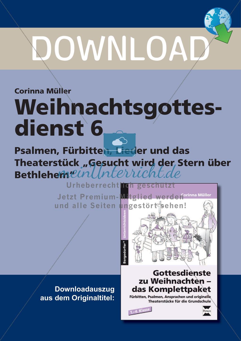 Gestaltung eines Weihnachtsgottesdienstes: Teil 6 Preview 1