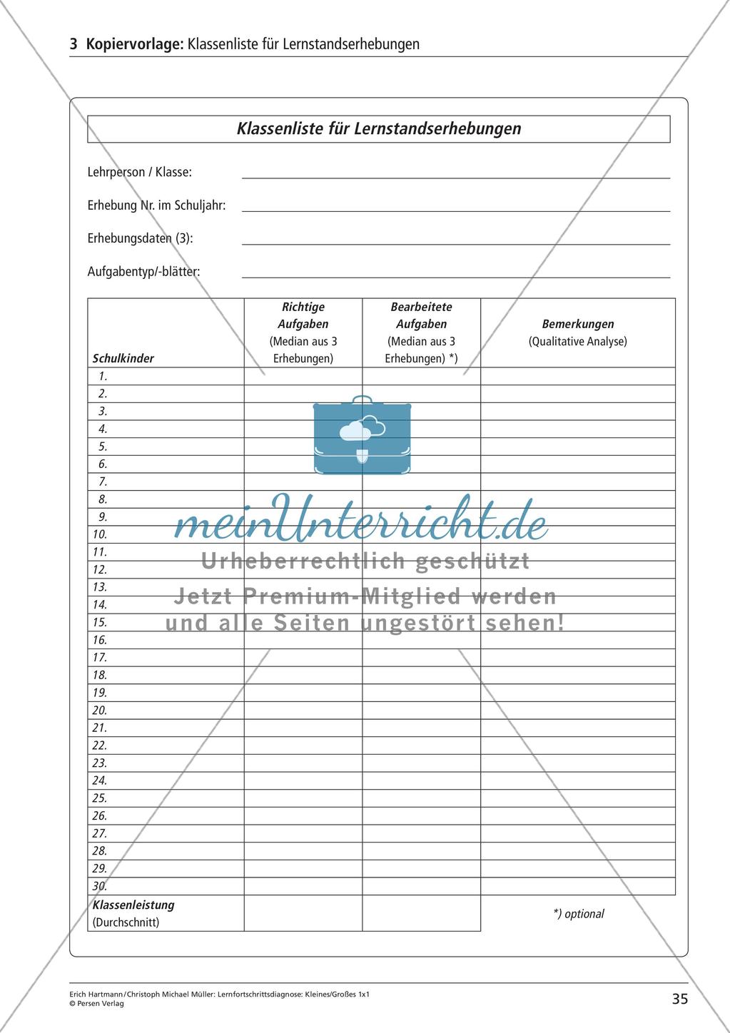 Lernfortschrittsdiagnose: Einmaleins Preview 37