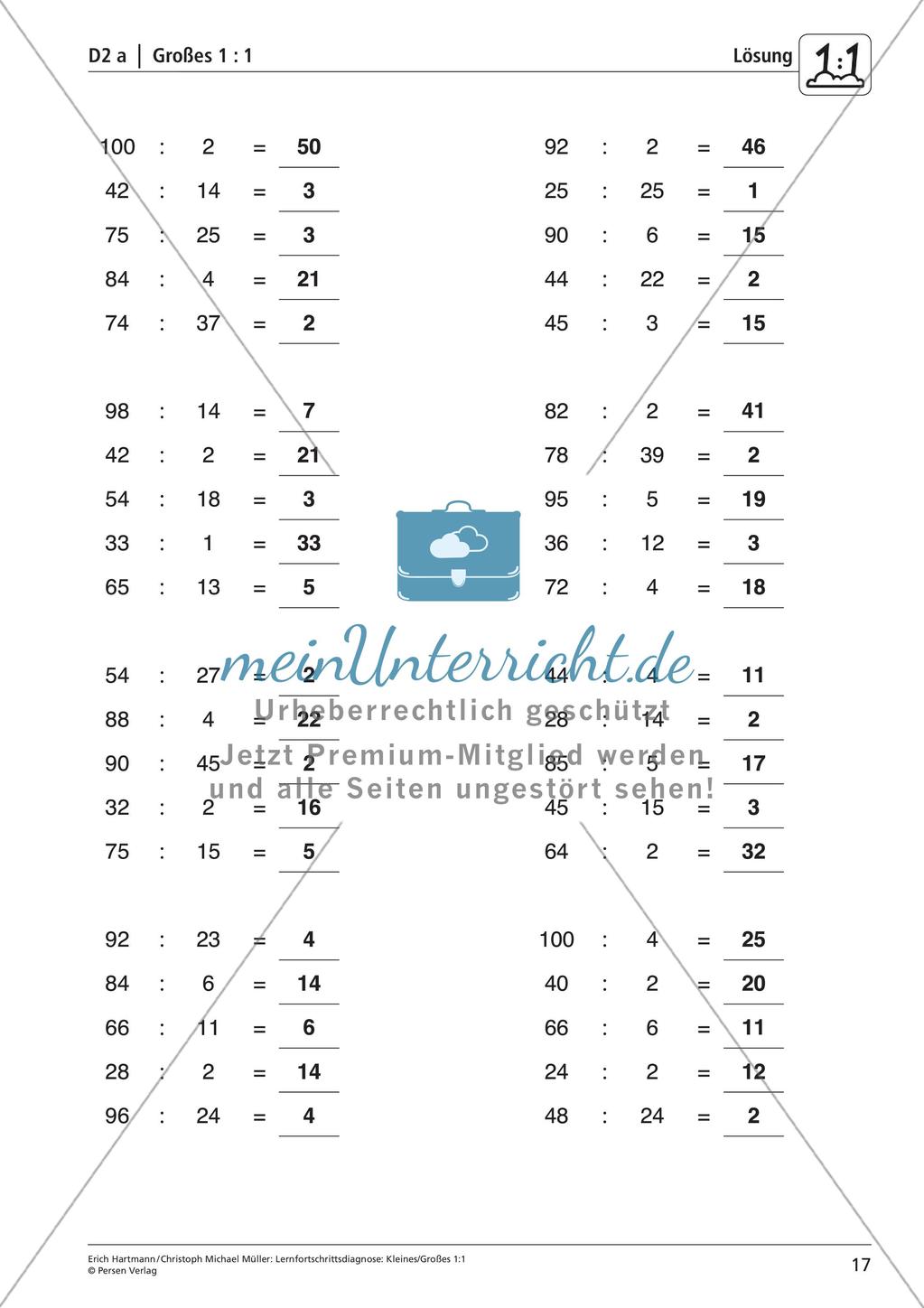 Lernfortschrittsdiagnose: Einsdurcheins Preview 19