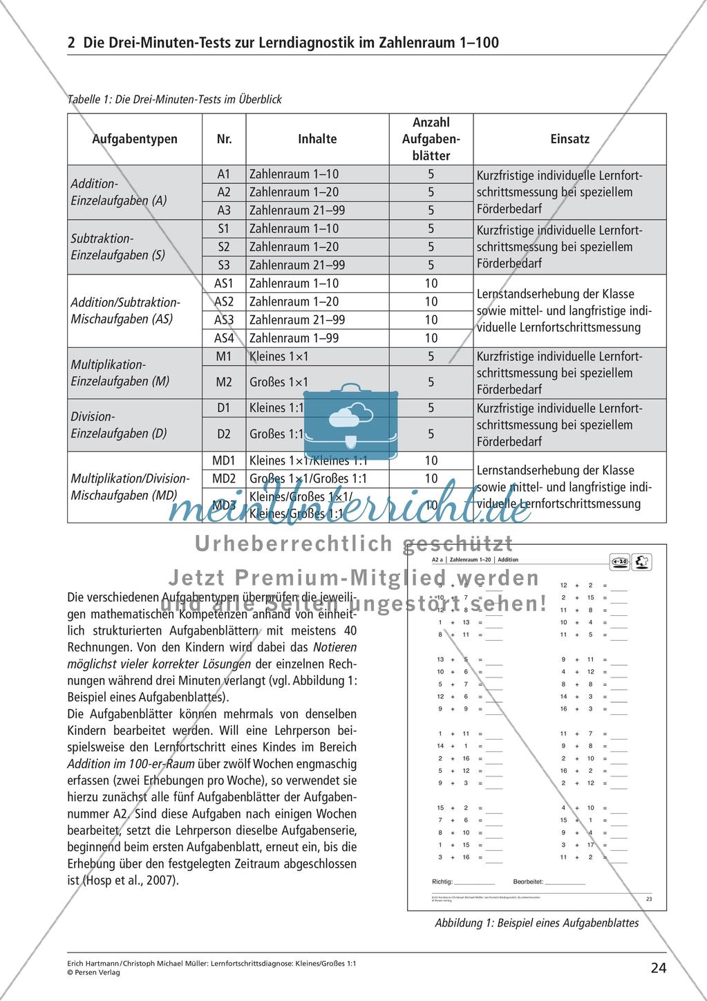 Lernfortschrittsdiagnose: Einsdurcheins Preview 26