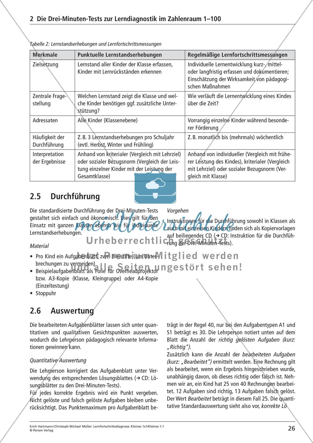 Lernfortschrittsdiagnose: Kleines Einmaleins und Einsdurcheins Preview 28
