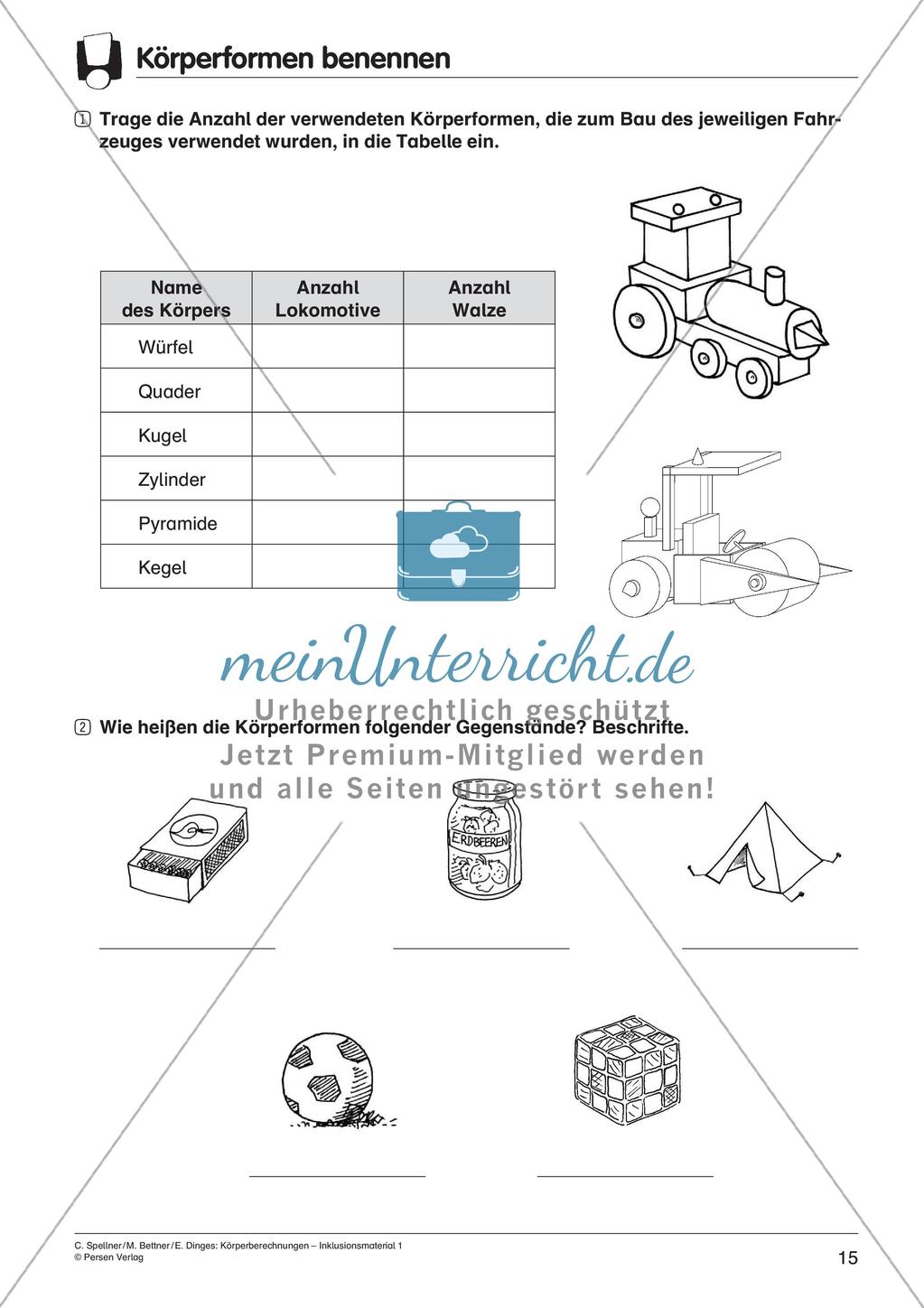 Einführung zu Körperberechnungen Preview 17