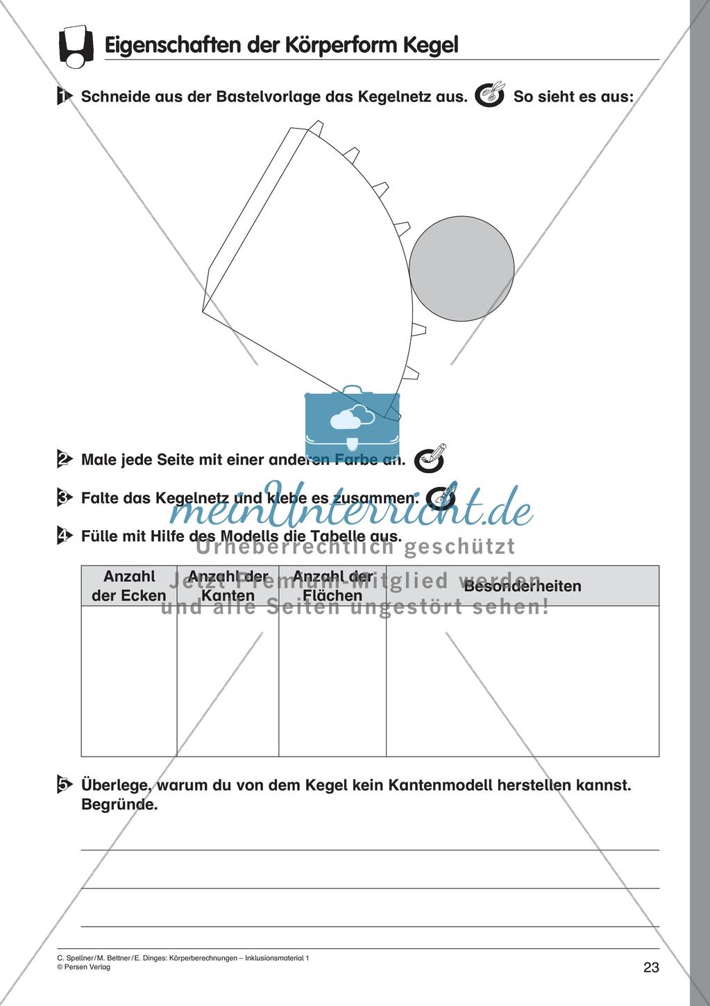 Einführung zu Körperberechnungen Preview 25