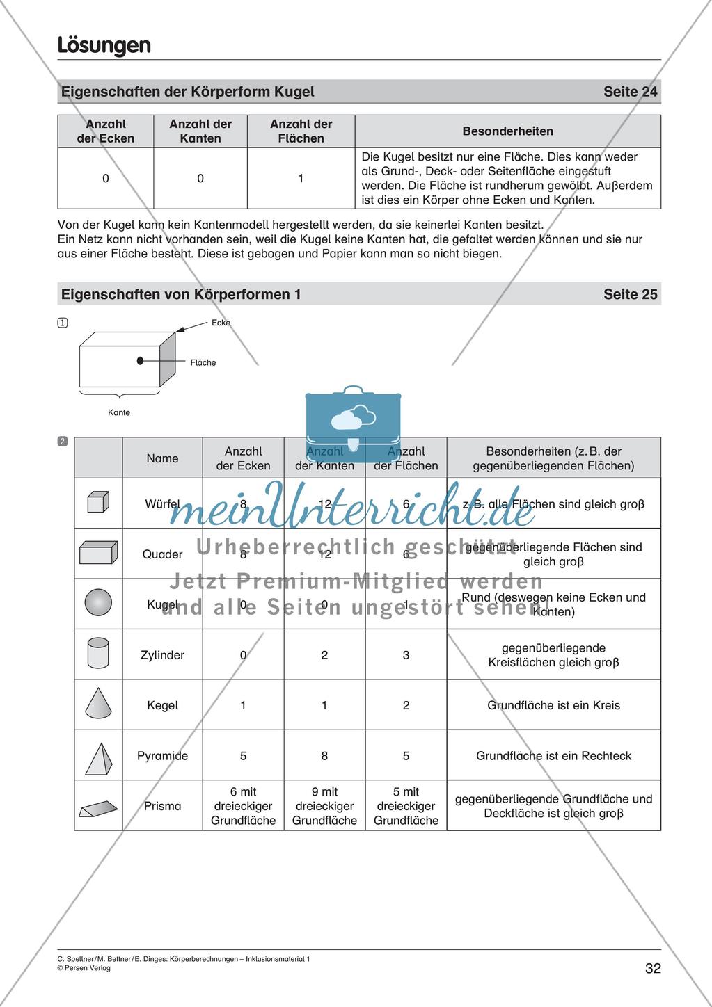 Einführung zu Körperberechnungen Preview 34
