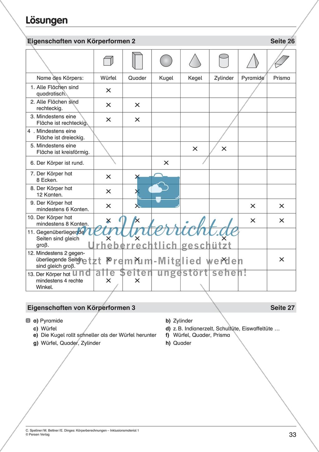 Einführung zu Körperberechnungen Preview 35