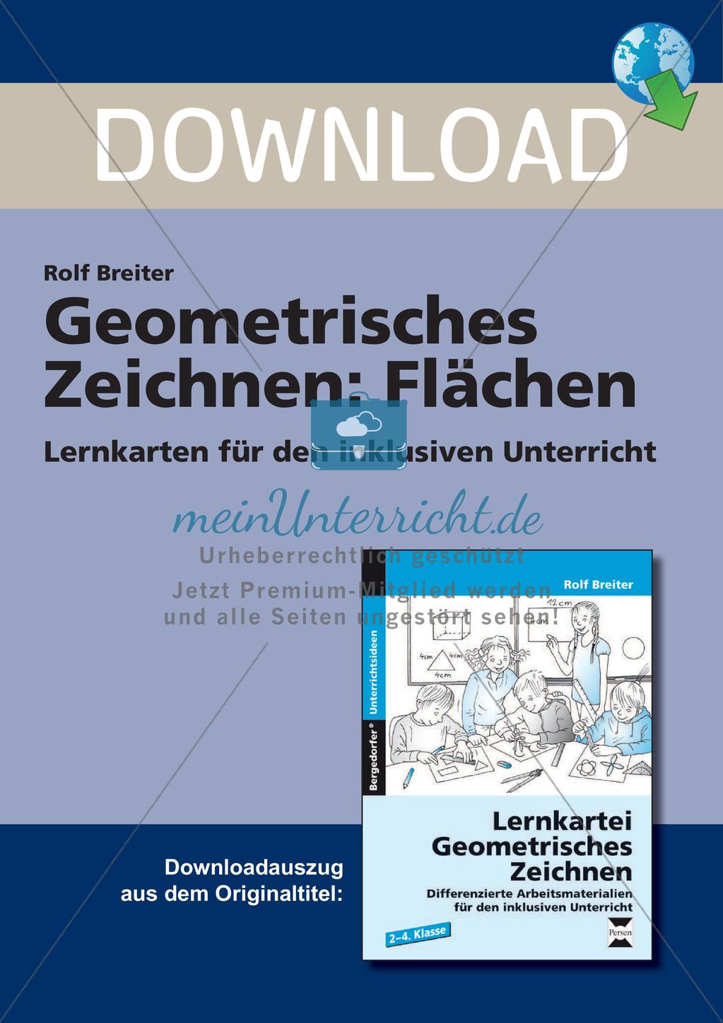 Geometrisches Zeichnen: Flächen Preview 1