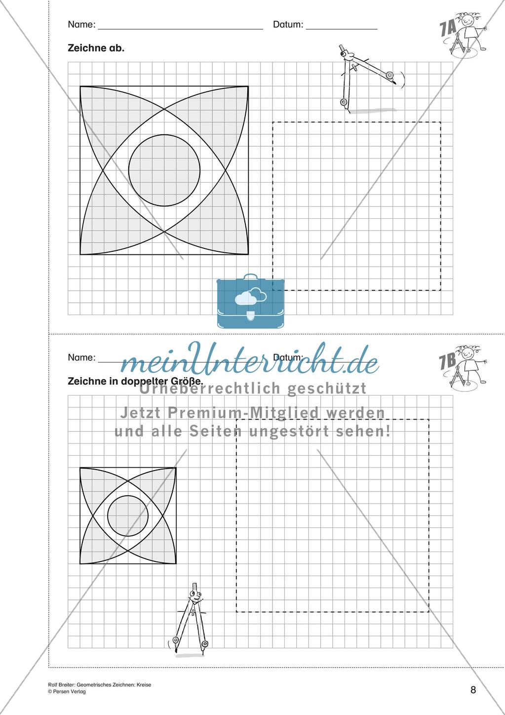 Geometrisches Zeichnen: Kreise Preview 10