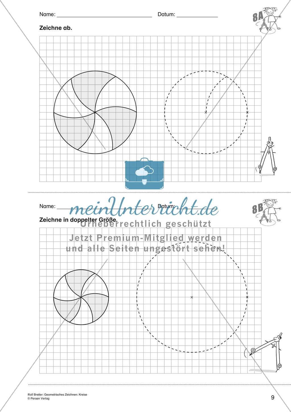 Geometrisches Zeichnen: Kreise Preview 11