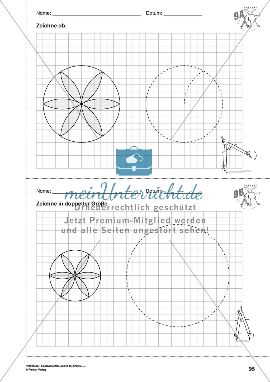 Geometrisches Zeichnen: Kreise Preview 12