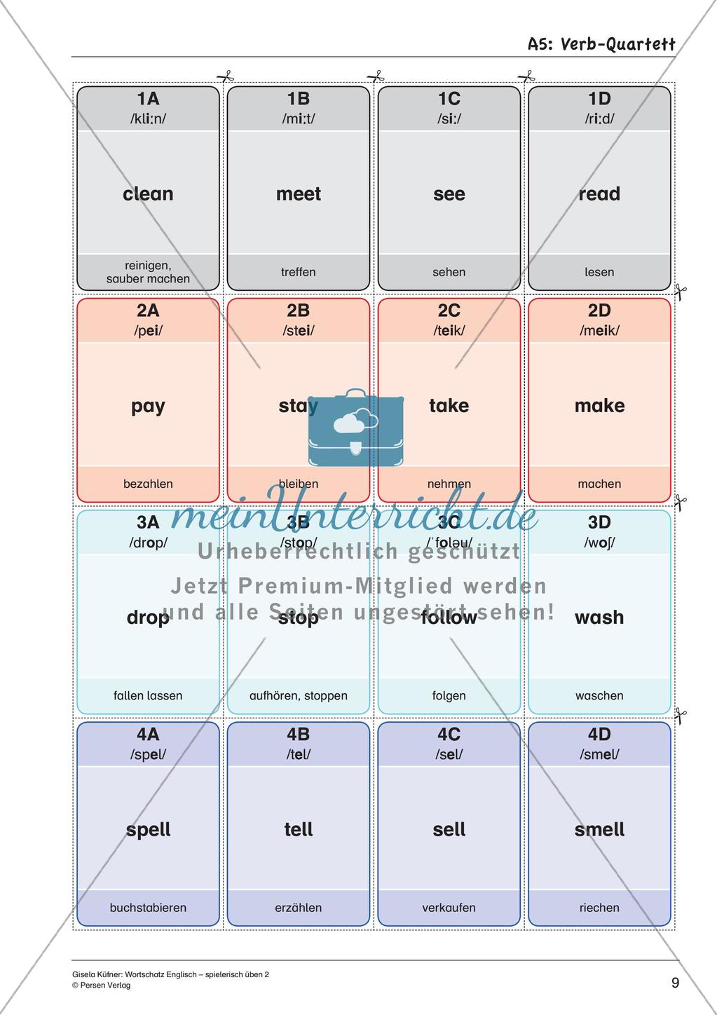 Grammatikspiele: Nomen, Verben und Adjektive Preview 11