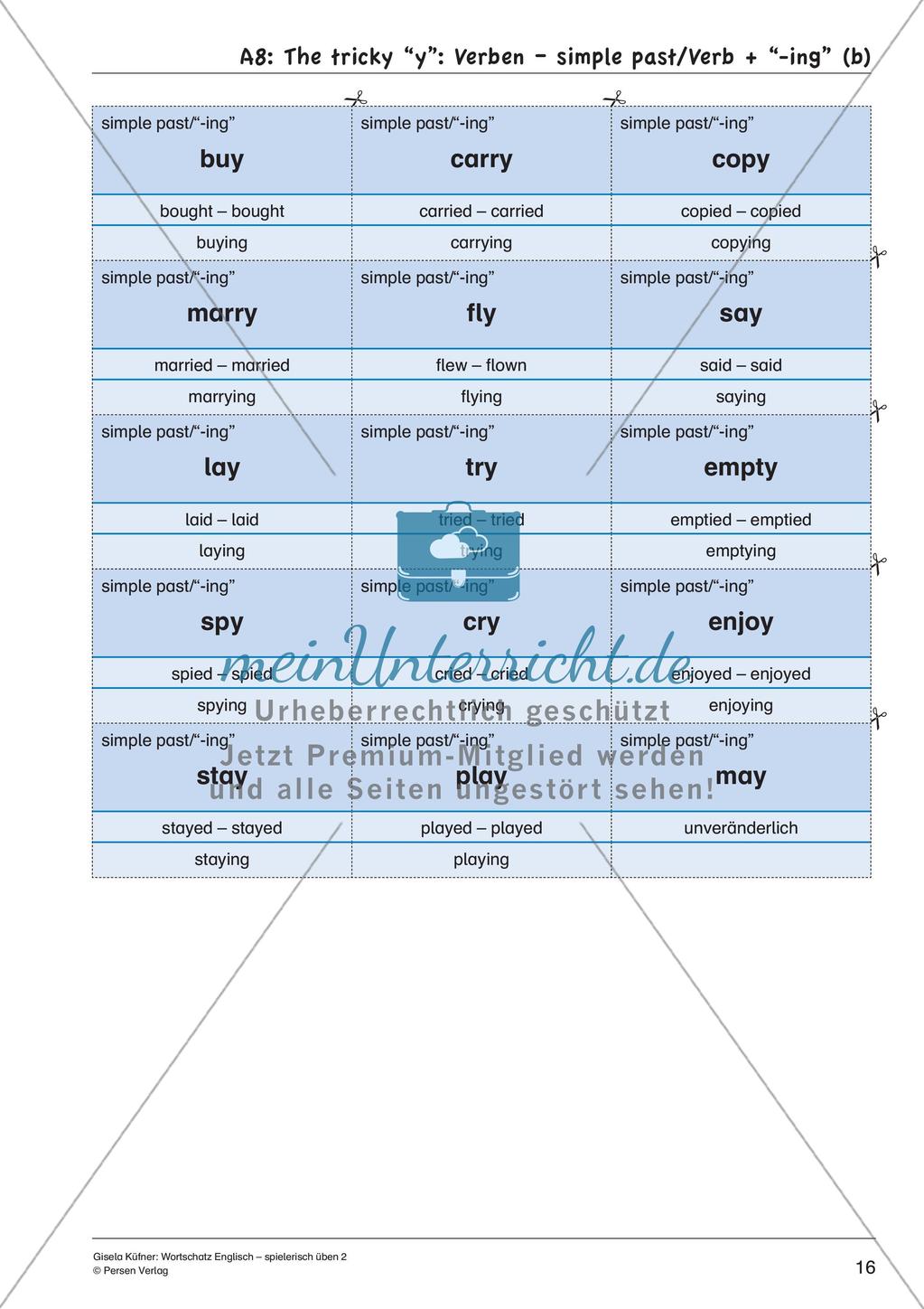 Grammatikspiele: Nomen, Verben und Adjektive Preview 18