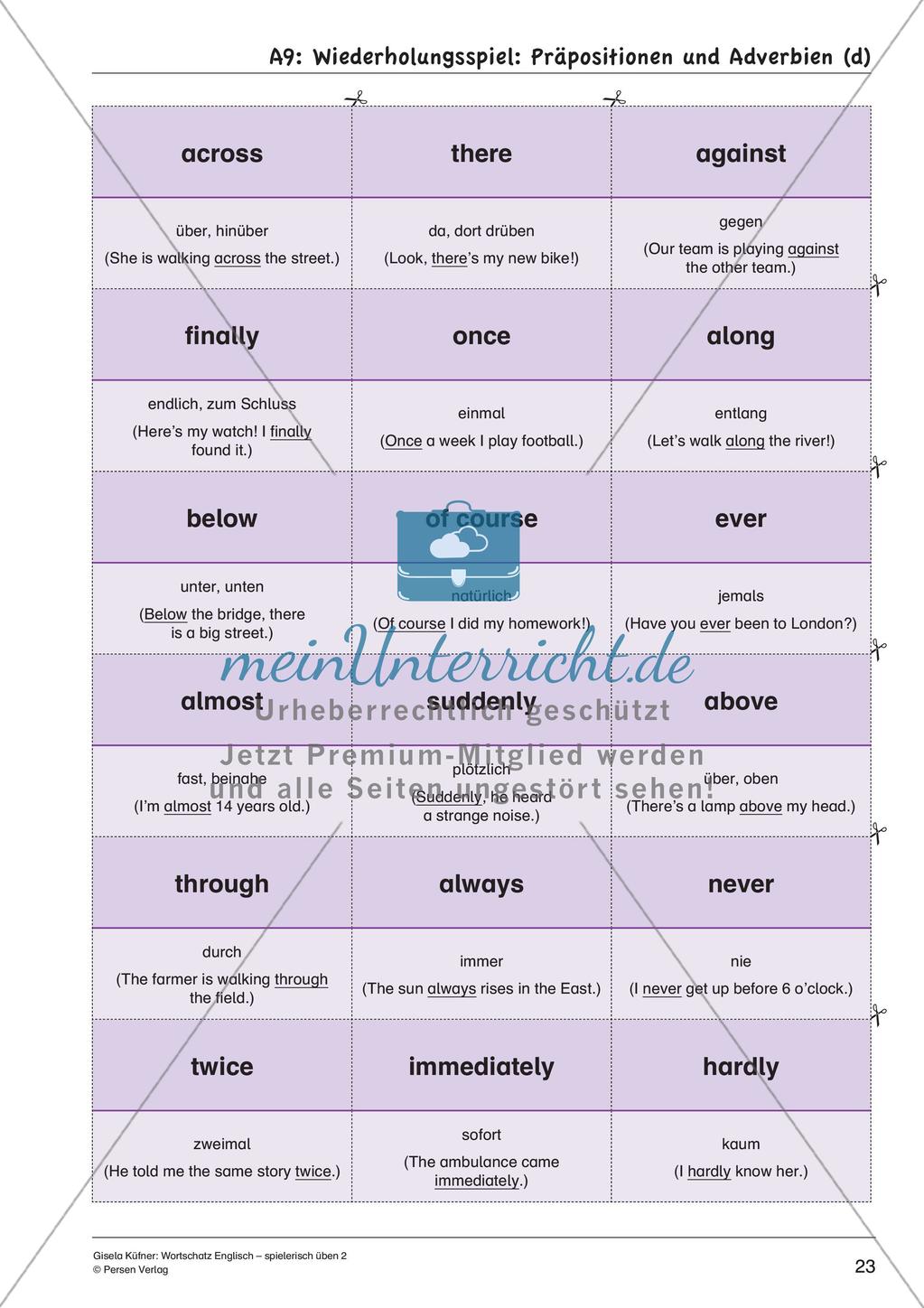 Grammatikspiele: Nomen, Verben und Adjektive Preview 25