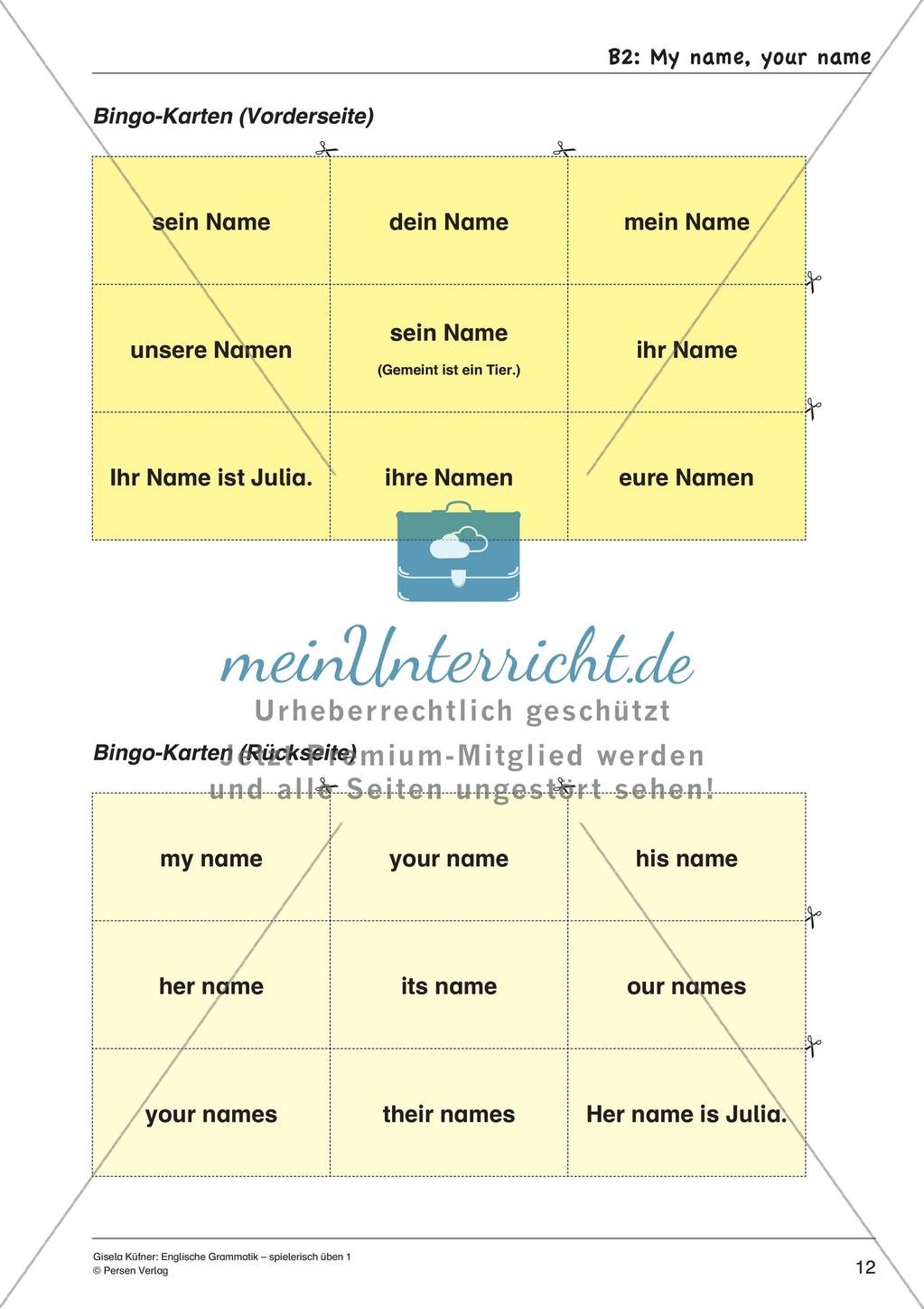 Grammatikspiele: Präpositionen, Pluralbildung, Steigerung, Fragesätze Preview 14
