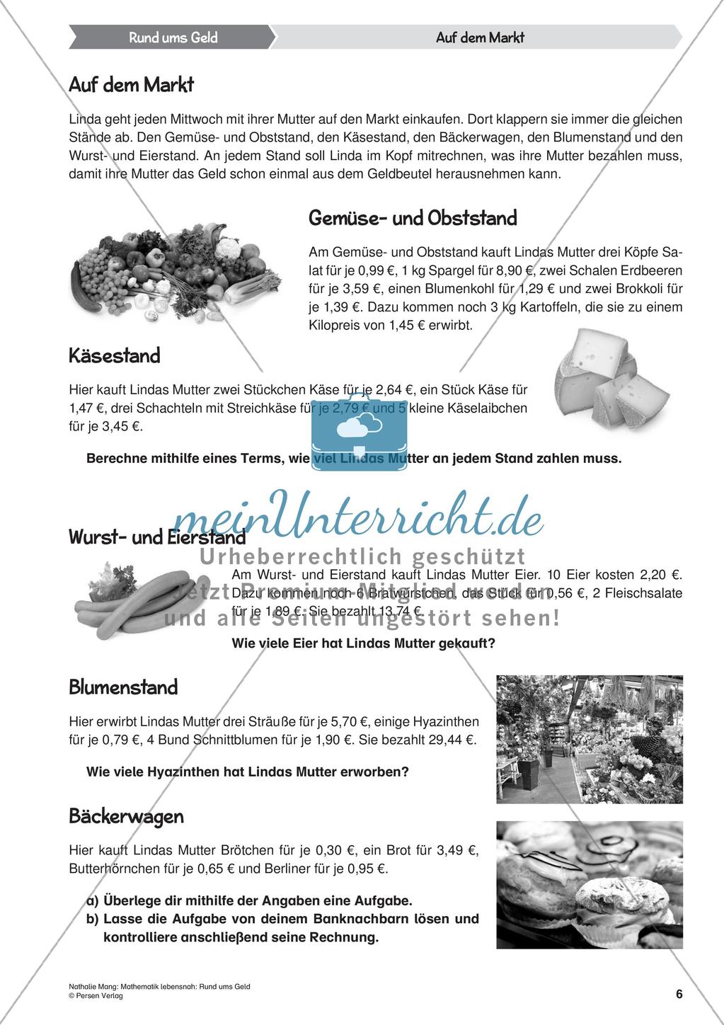Mathematik lebensnah: Rund ums Geld Preview 8